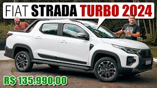 FIAT STRADA ULTRA TURBO 2024 tudo sobre a picape que quer ser melhor que a Montana [upl. by Ranitta]