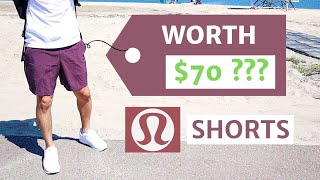 Expensive Training Shorts Worth It Lululemon Pace Breaker Lined Short Review [upl. by Anoirb]