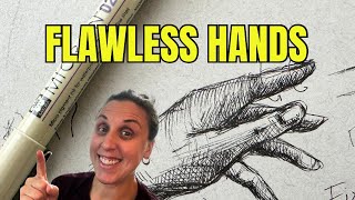 HOW TO DRAW HANDS  Beginner’s Guide [upl. by Amerd]