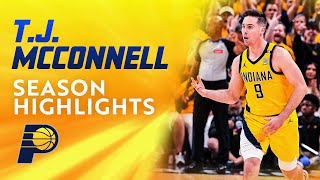 TJ McConnell 202324 Season Highlights  Indiana Pacers [upl. by Gnilrets121]