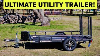 DONE Karavan 5x8ft Utility Trailer gets all its upgrades [upl. by Wymore]