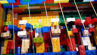 Lego harpsichord  How it works [upl. by Hgierb]