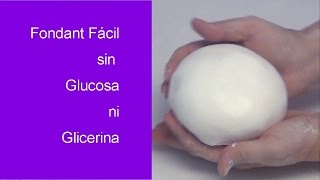 Fondant Fácil sin Glucosa ni Glicerina│Club de Reposteria [upl. by Yona]