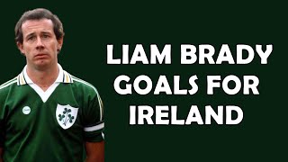 Liam Brady International Goals for Ireland [upl. by Aisyle]