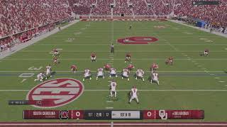 EA SPORTS College Football 25 Southcarolina wr Reverse for td Against VT [upl. by Nawuq650]