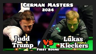 Judd Trump vs Lukas Kleckers  German Masters Snooker 2024  First Round Live Full Match [upl. by Anead]