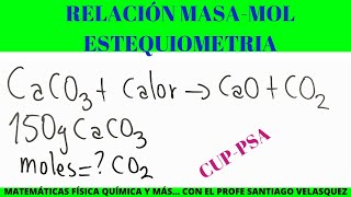 40 psa uagrm QMC ESTEQUIOMETRIA RELACION MASAMOL [upl. by Lancelle]