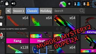 NEW SUPER OP SCIRPT FOR MM2 DUPE ITEM X2 WORKS IN ANY EXECUTOR DIRECT LINK [upl. by Ailecara]