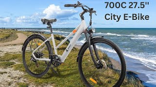 700C 275 City EBike  Range 3590km  double disc brakes Reviews  MUST SEE ebike mtb [upl. by An562]