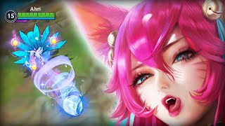 Spirit Blossom Ahri Gameplay Pentakill  Build amp Runes  Wild Rift [upl. by Airdna253]