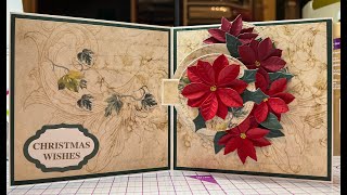 Poinsettia Swivel Card [upl. by Uball]