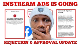 Instream Ads Rejected Without Application  The Future Of Making Money on Facebook [upl. by Scrivens]