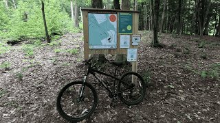 Ozark Trail Vibe Walmart Bike Mountain Biking SUCCESS Biking on the Pennacook Area Trails ME [upl. by Anohr]