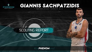 Giannis Sachpatzidis  Scouting Report 2021 by Phenom Sports Services [upl. by Nosila]