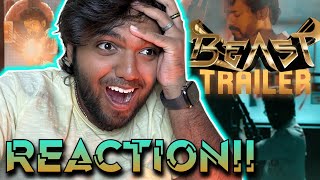 Beast  Official Trailer  REACTION Thalapathy Vijay  Sun Pictures  Nelson  Anirudh  Pooja [upl. by Adolf]