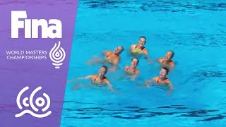 RELIVE  Synchro Day 6 Team Free  FINA World Masters Championships 2017  Budapest [upl. by Norrie930]