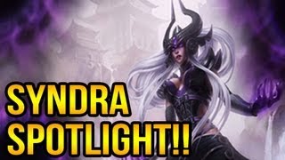 Syndra Abilities  Syndra Gameplay [upl. by Sidnarb]