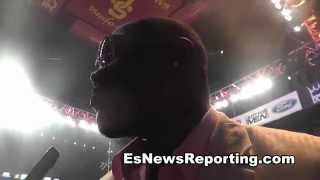 deontay wilder if i fight stiverne i will KO him EsNews Boxing [upl. by Gussie183]