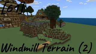 How To Build Stampys Lovelier World 61 Windmill Terrain Part 2 [upl. by Lavotsirc]