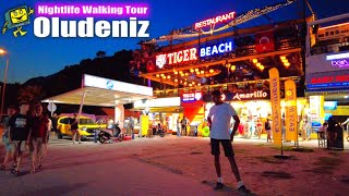 Oludeniz Nightlife  Fethiye  Turkey  4K Walking Tour  June 2024 [upl. by Jonis27]