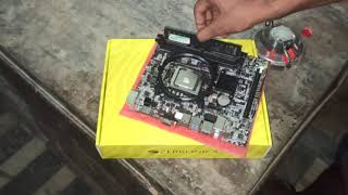 without edit Assemble video i5 6th generation motherboard zebronics H110 LGA socket No 1151DDR4 RAM [upl. by Faxen]