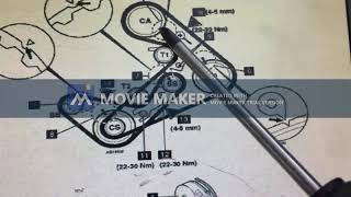 CALADO DISTRIBUCION MOTOR MITSUBISHI 25TD REF 4D56 SETTING TIMING BELT ON A 4D56 MMC ENGINE [upl. by Kalila]