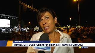 Massafra Dimissioni consiglieri PD Filippetti non informata [upl. by Atiniv]