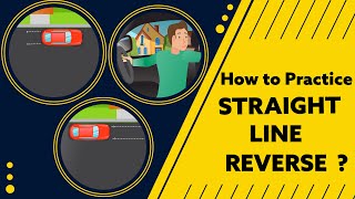 How To Reverse A Car In A Straight Line  Straight Line Reverse Test  iLeap Driving School [upl. by Lerraj400]