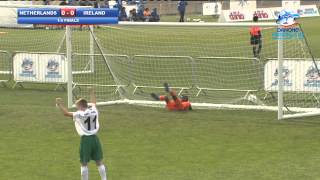 Netherlands vs Ireland  14 Finals  highlights  Danone Nations Cup 2013 [upl. by Wightman]