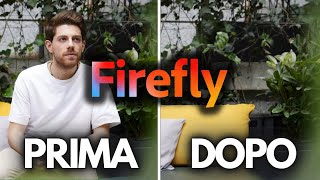 Adobe Firefly  Come usare GRATIS lintelligenza artificiale di Photoshop Generative Fill 🤯 [upl. by Dnomso975]