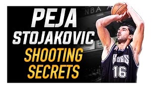 Peja Stojakovic Shooting Form NBA Shooting Secrets [upl. by Iruahs321]