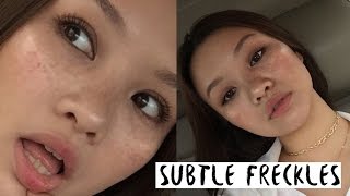 💖Subtle Freckles and Gradient Lips  Fresh Summer Makeup Look☀️ [upl. by Wong]