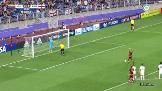 Mundial Sub 20 2017  Final Venezuela Inglaterra  Penal atajado a Peñaranda [upl. by Rramed341]