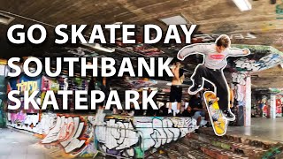 Go Skate Day at Southbank skatepark skatepark goskateday southbank london [upl. by Benn]