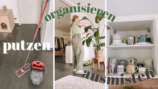 Putzen organisieren und ausmisten  ein kleiner Reset Herbstputz anfangen [upl. by Llenahc]