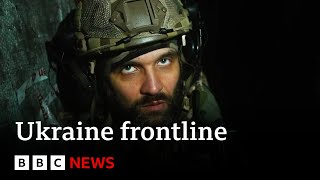 The Defenders of Donbas Ukraine war frontline report  BBC News [upl. by Luing]