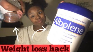 albolene weight loss  before and after  real results [upl. by Ailalue]