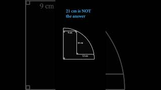 Find radius 🤔 maths ytshorts GRE [upl. by Asusej177]