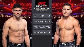 Vicente Luque vs Rafael dos Anjos Full Fight  UFC Fight The Night [upl. by Aerdnek885]