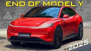 New 2025 Tesla Model Y quotProject Juniperquot is HERE  MAJOR Elon Musk Announcements Details [upl. by Adnema]