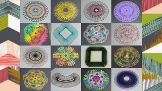 The Ultimate Spirograph Compilation 16 Stunning Designs in One Epic Video ｜ by HY [upl. by Sigler81]