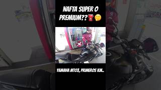 SÚPER vs VPOWER cual es mejor🤔🚀 yamaha mt03 gasolina nafta [upl. by Ardnuassak]