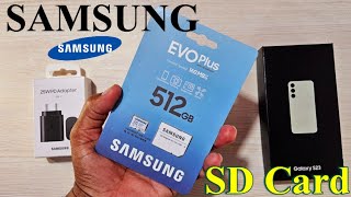 Samsung 512gb micro SD Card Evo plus  Samsung 512gb micro SD card review  Samsung micro sd card [upl. by Audsley446]