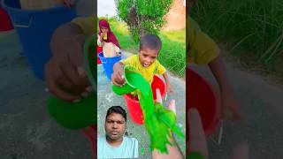 Please please please green yellow red colour funny comedy challenge funnymoment [upl. by Chevy]