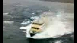 Manly Ferry punches through massive wave [upl. by Lynette]