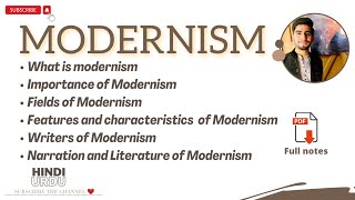 Modernism in literature  Features and characteristics of Modernism  Literary movement [upl. by Benito338]