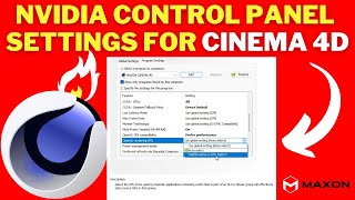 Best NVIDIA Control Panel SETTINGS For Cinema 4D  Fix MAXON CINEMA 4D Not Using GPU To Render 2024 [upl. by Gilmore541]