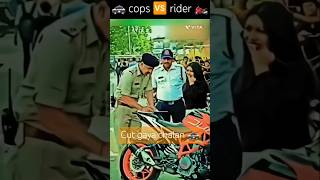 Cops vs riders 🚓🤯🏍️ shorts motovlog rider girlrider boyrider attituderiderc8t [upl. by Niltag]