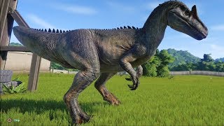 Jurassic World Evolution  Allosaurus Gameplay PS4 HD 1080p60FPS [upl. by April]