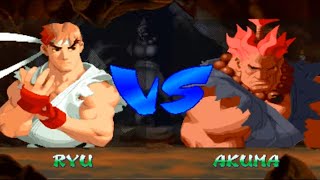 Vamos jogar Street Fighter Alpha Anthology no PS2 Ryu Gameplay [upl. by Duster159]